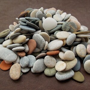 50+ Well-chosen Smooth Oval & Round Beach Sea Stones for Pebble Art ...