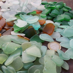Authentic Spanish Sea Glass: Bulk Craft Supplies, Mosaic Art (0.6-1&quot;)