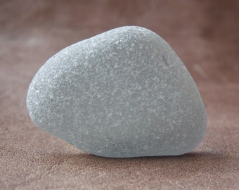 Large Rare Smoke Grey Natural Sea Glass: Flawless Authentic Frosted Beach Glass for Jewelry, Seaglass Chunk, Collector Gift