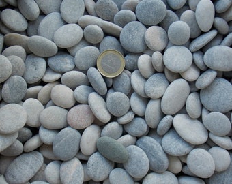 200+ Smooth Beach Rocks: Mediterranean Sea Pebbles for Art & Crafts, 1,5-3 cm