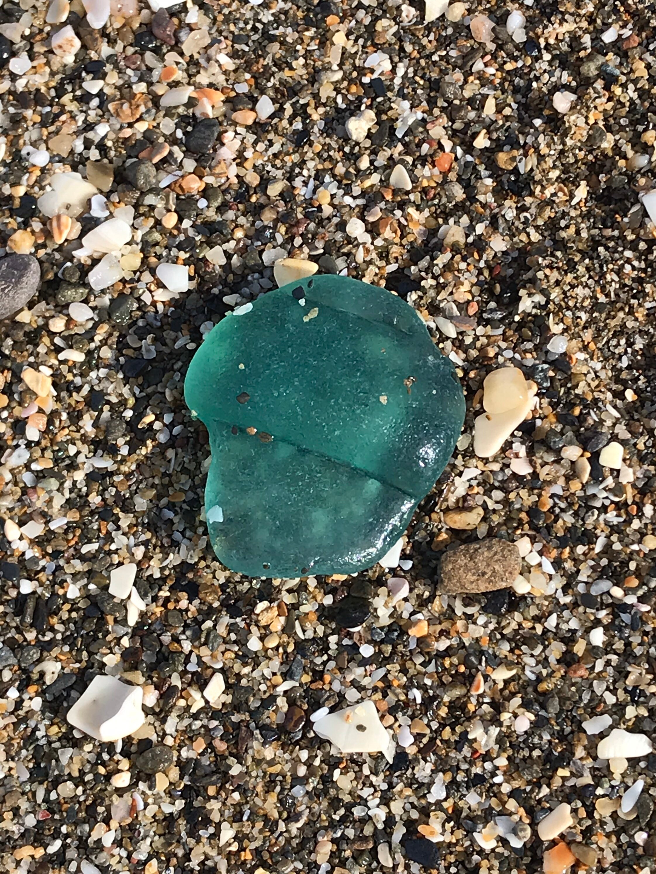 Collectors natural turquoise sea glass Large frosted genuine Etsy