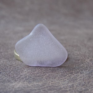 Lavender Sea Glass Piece: Spanish Vintage Collector Gem