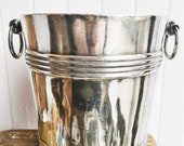Vintage Christofle Silver Plated Hotel Champagne Bucket