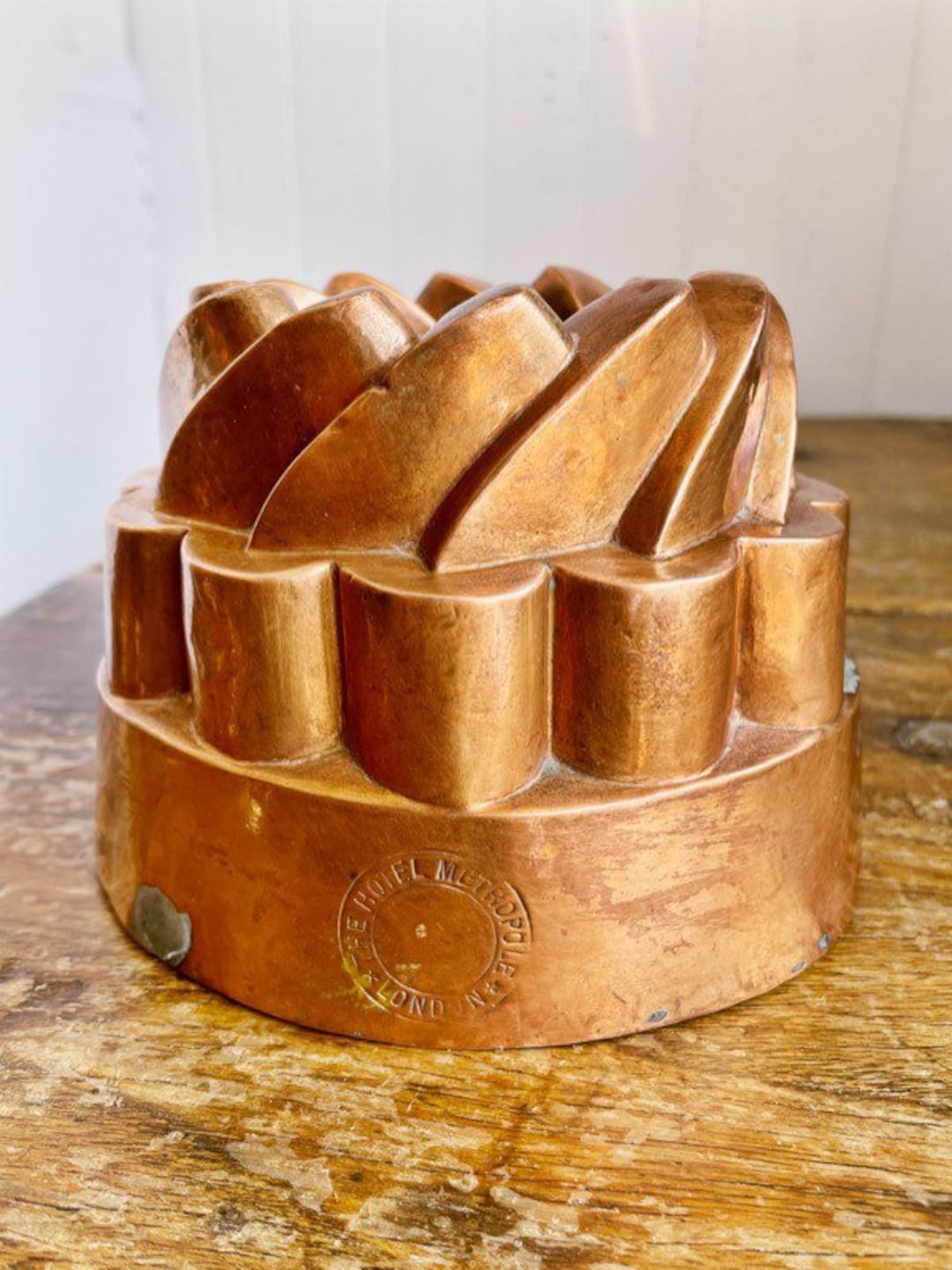Antique English Copper Dessert Mold From Hotel Metropole London Etsy