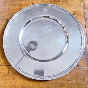 Vintage Christofle Silver Plated Petrossian Serving Tray
