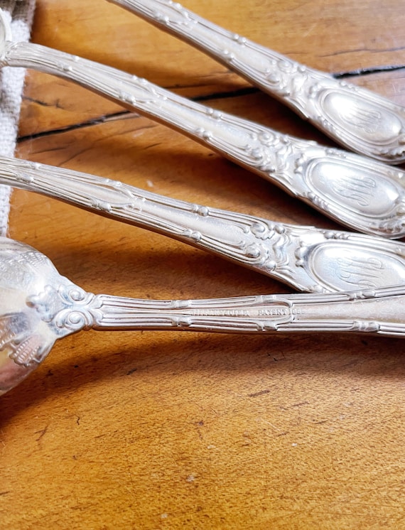 Set of 4 Antique Silver Plate Tiffany & Co Demitasse Spoons - Etsy
