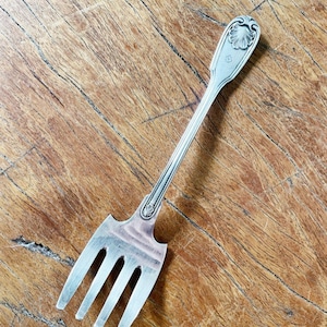 Antique Christofle Sardine Fork from Compagnie des Messageries Maritimes Ocean Liner