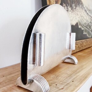 Vintage 1947 Silver Menu Holder from Union Pacific Railroad