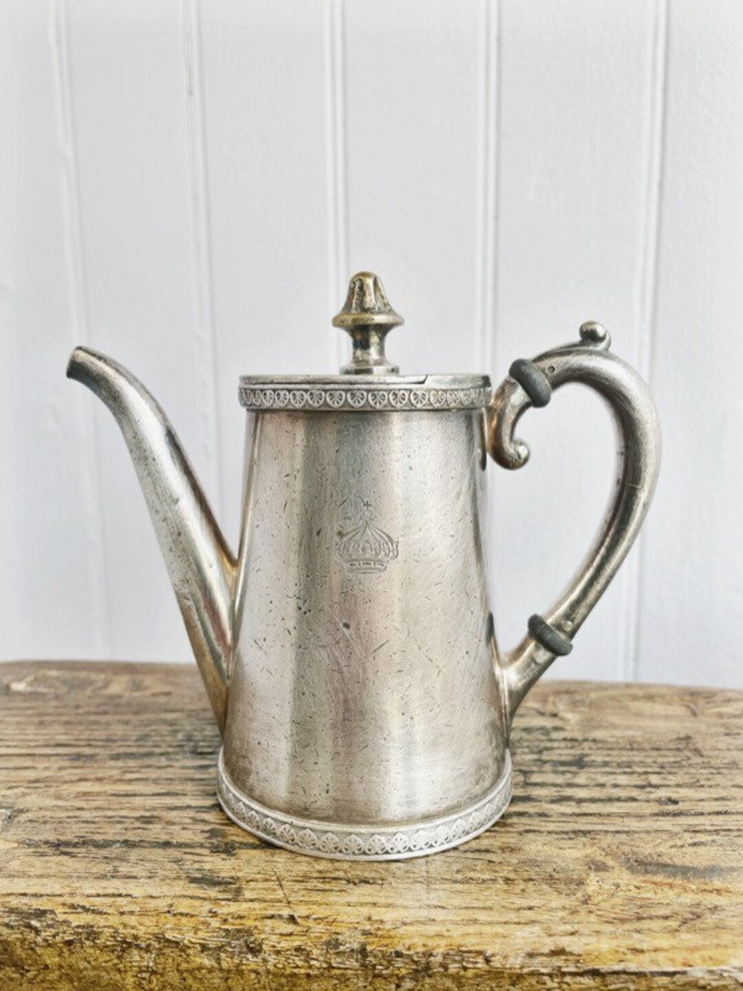 Antique Silver Plated Teapot From Hotel Imperial in Menton France Etsy