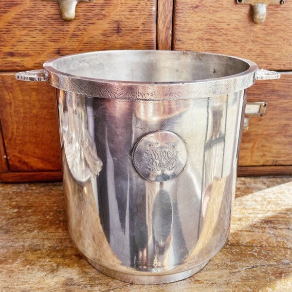 Vintage Silver Plated Waldorf Astoria Champagne Bucket