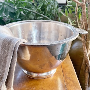 Vintage Silver Plated Ice Bowl from The Waldorf-Astoria Hotel