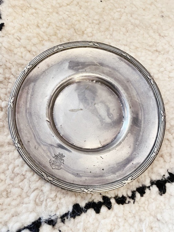 Antique Christofle Silver Plated Tray From Messageries Maritimes