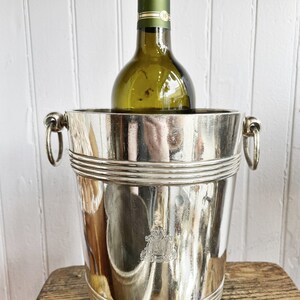 Vintage Silver Plated Champagne Bucket from The Ritz Hotel In Lisbon