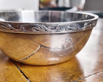 Vintage Silver Plated Bowl from Venice Simplon Orient Express Railway