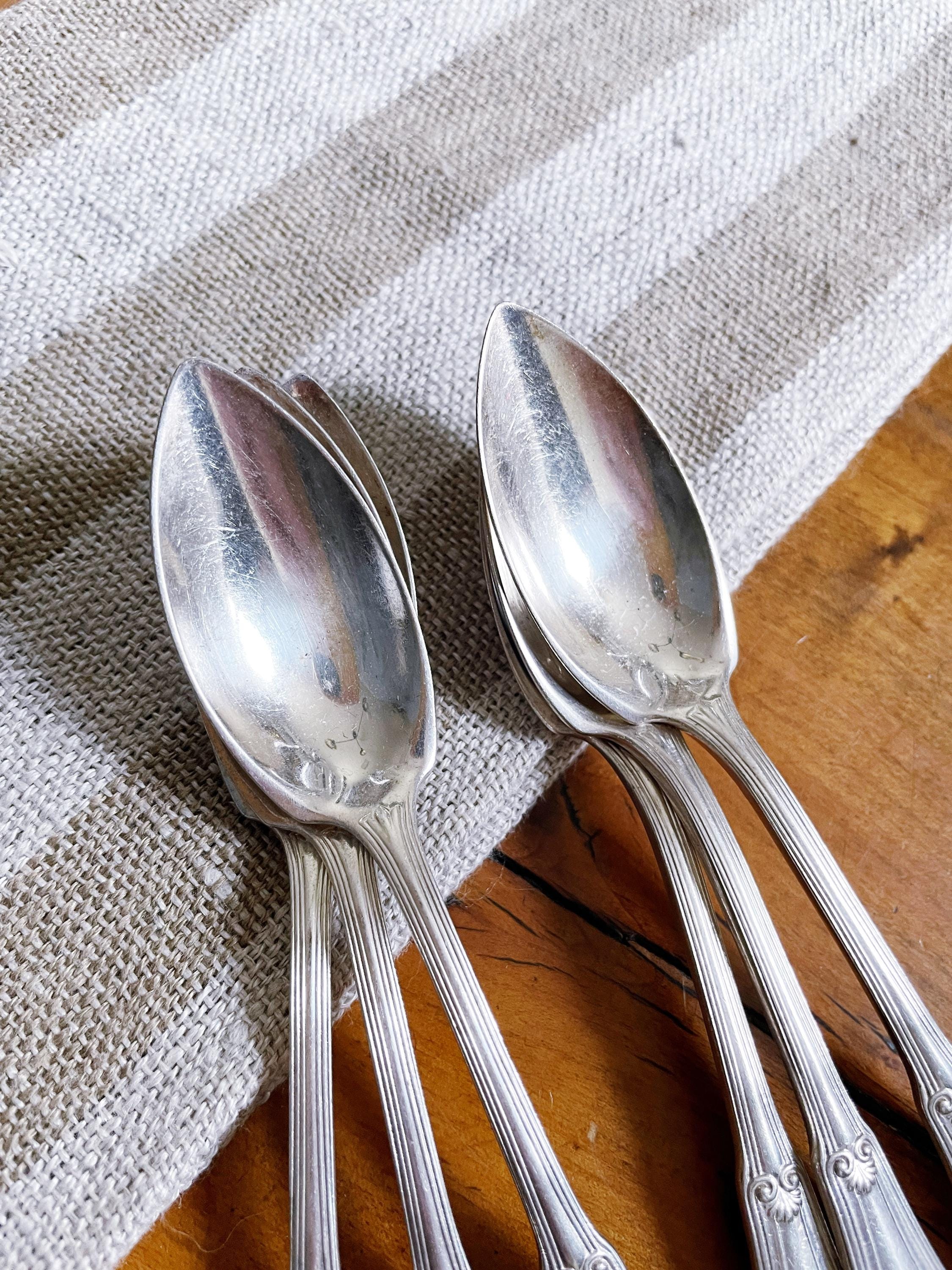 Set of 6 Antique Silver Plated Tiffany & Co Citrus Spoons - Etsy