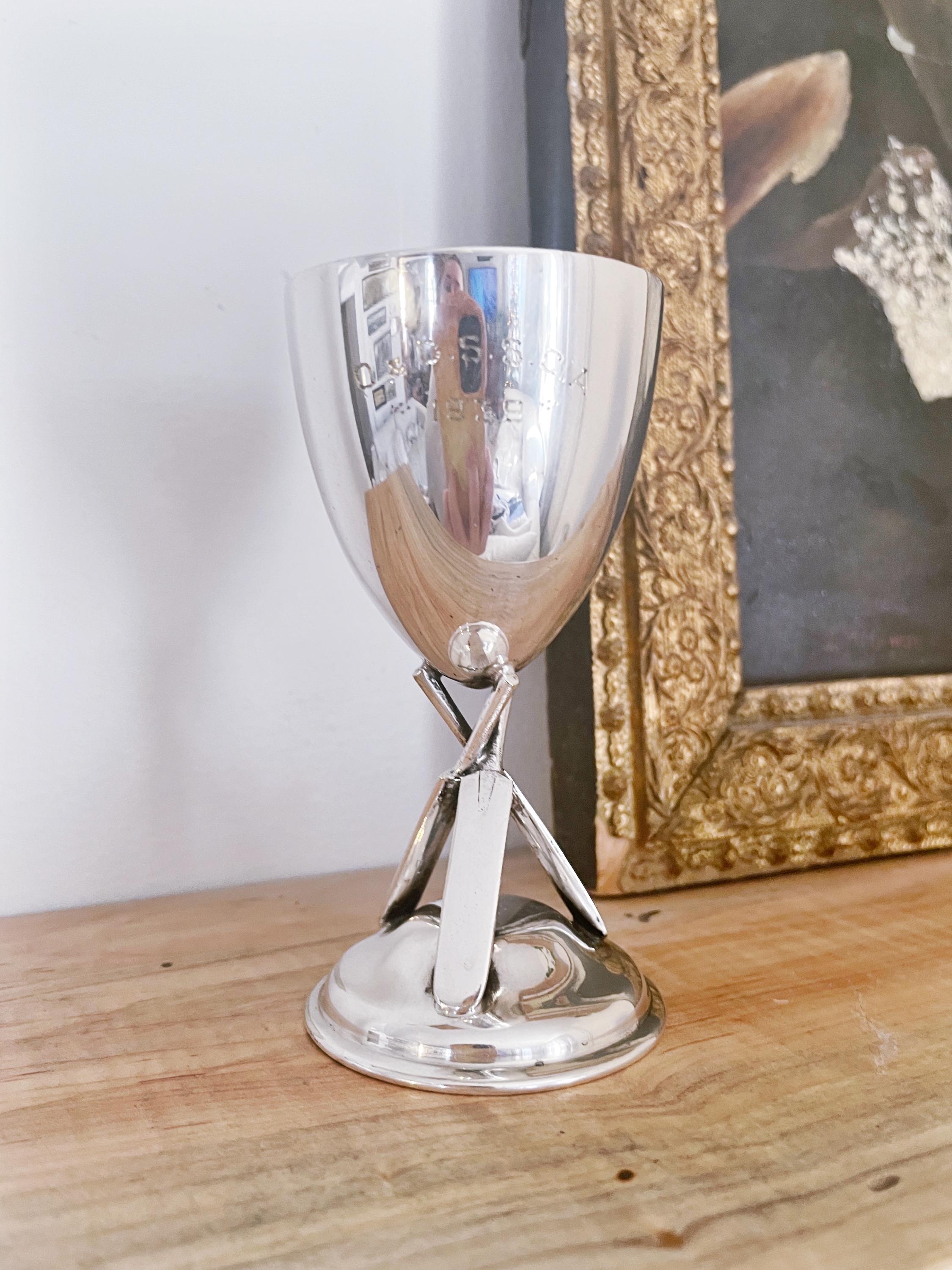 1939 English Silver Plated Cricket Trophy