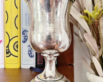 1857 Coin Silver Trophy for Greatest Variety of Vegetables
