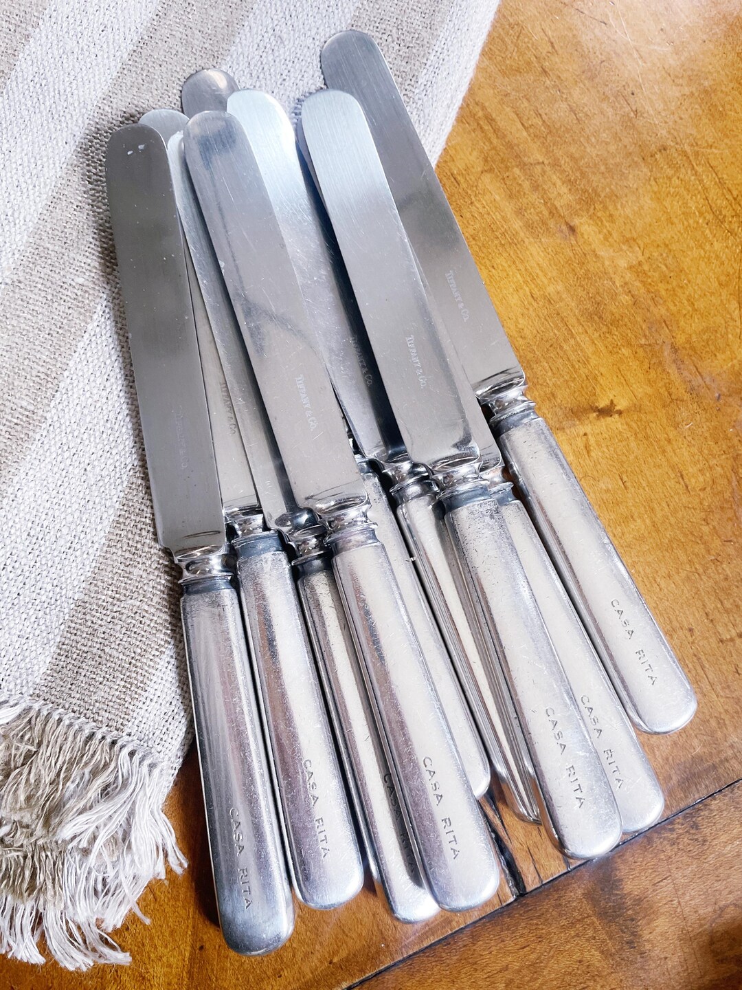 Casa RitaのアンティークシルバーメッキTiffany & Coバター