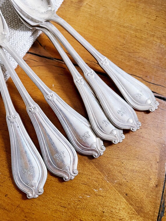 Set of 6 Antique Silver Plated Tiffany & Co Citrus Spoons - Etsy