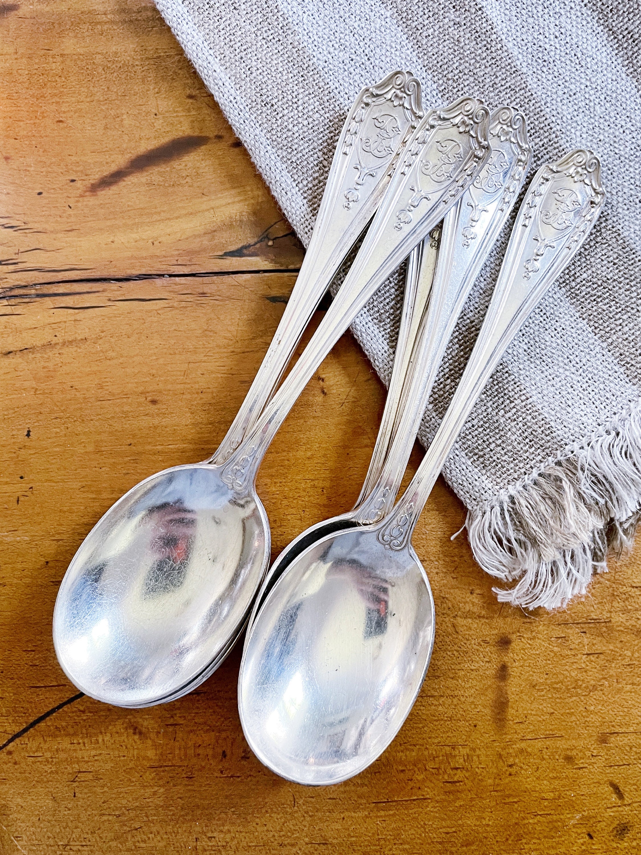 Vintage Hotel Silver Spoons - Etsy
