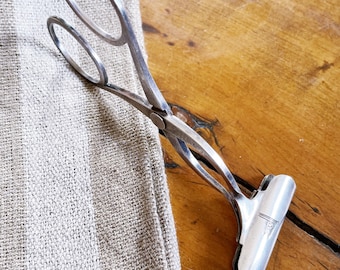 1922 White Star Line Silver Plated Asparagus Tongs