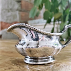 Vintage Silver Plated Creamer from The Francis Marion Hotel in Charleston SC