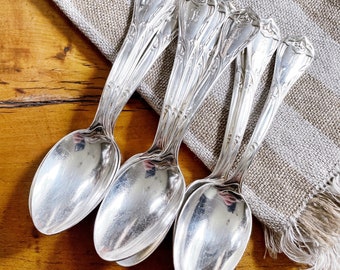 Antique Silver Plated Teaspoons From Hotel Jefferson St Louis - Etsy