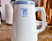 Vintage Limoges Milk Pitcher from Hotel Normandy Deauville France