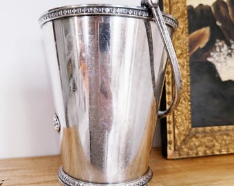 1920er versilberter Eiskübel aus dem Roosevelt Hotel NYC