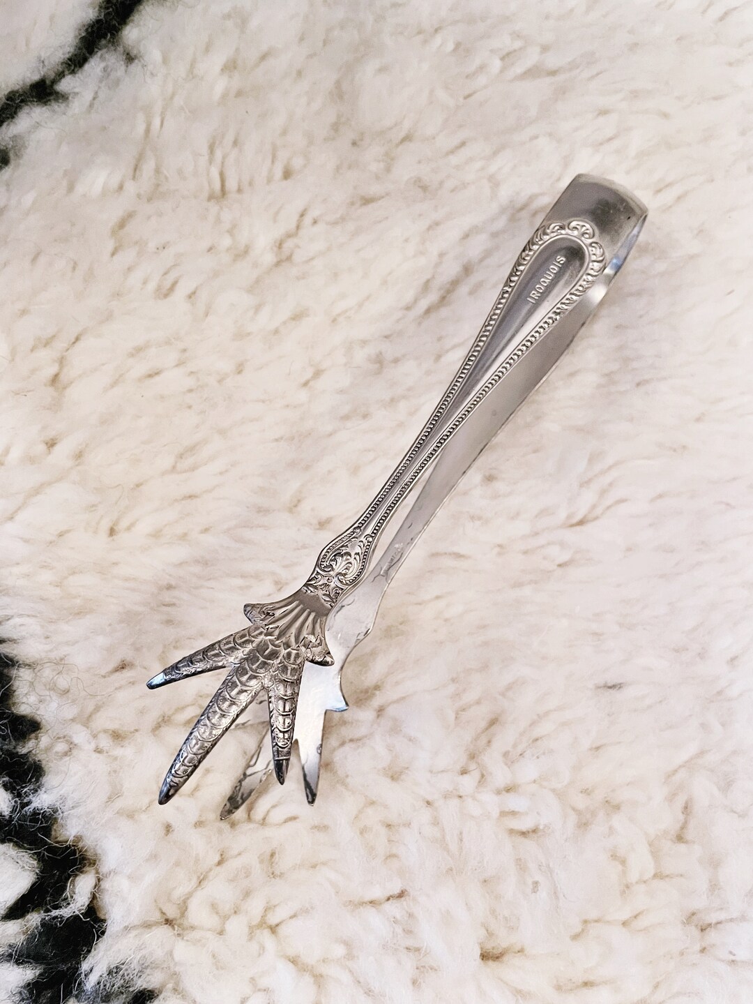 Antique Silver Ice Tongs From the Hotel Iroquois in Buffalo New York Etsy