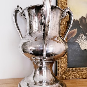 1908 Silver Plated Horse Driving Trophy