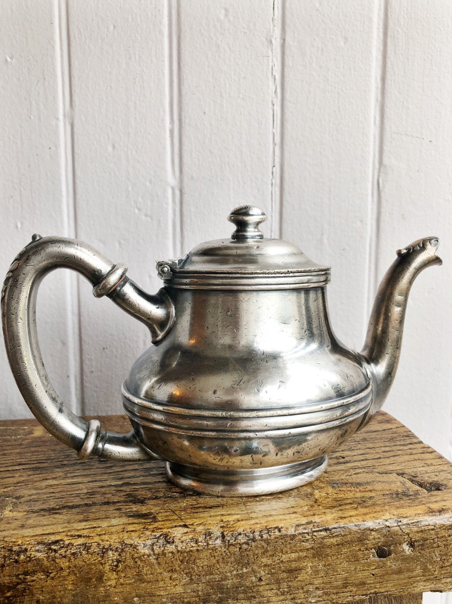 1913 Silver Plated Teapot from The New Amsterdam Club NYC Etsy