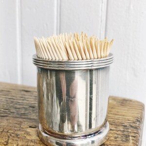Vintage 1947 Silver Toothpick Holder From Missouri Pacific