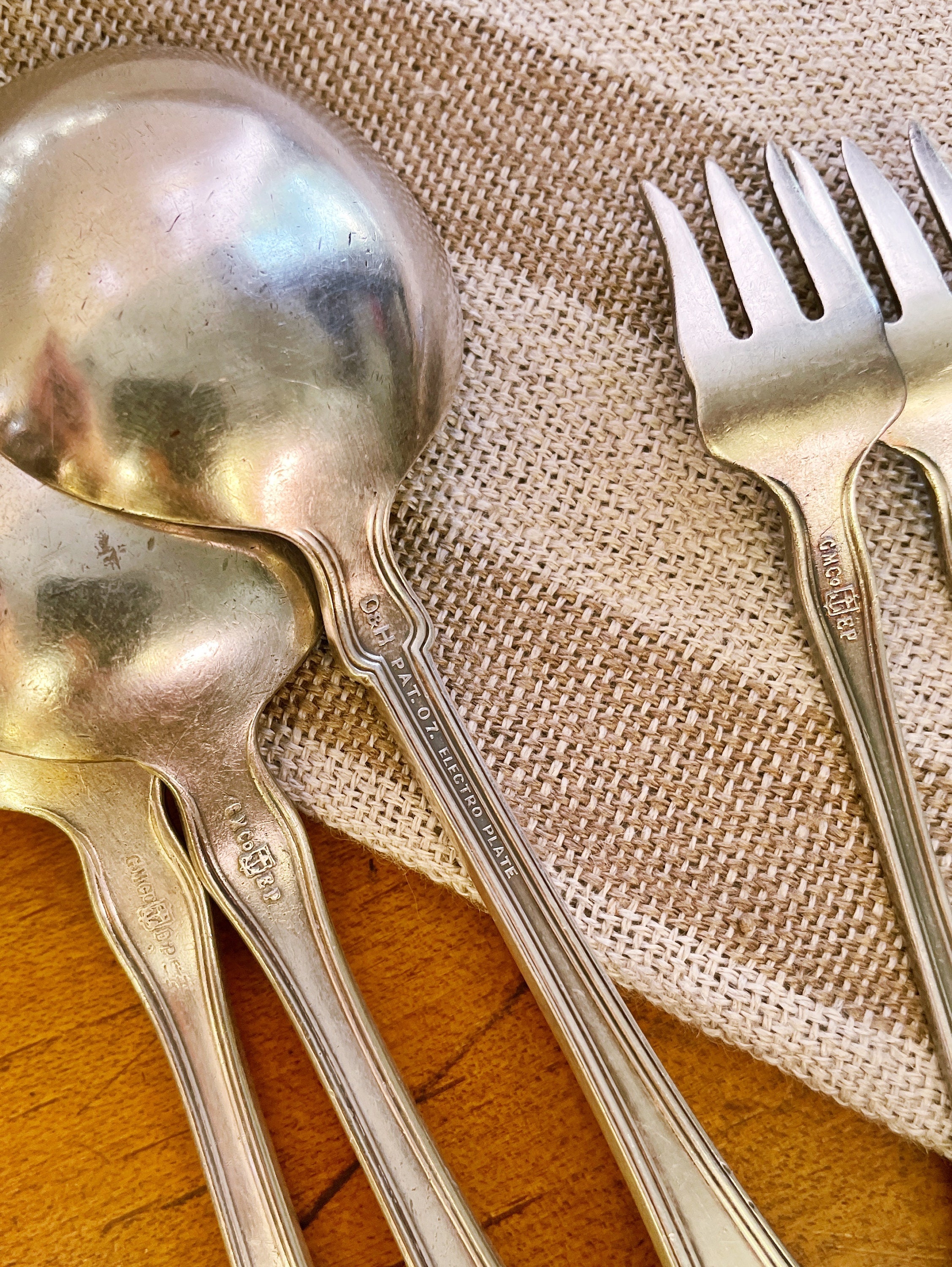 Set of 9 Silver Plated Flatware From the Plaza Hotel NYC - Etsy