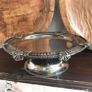 Antique Tiffany & Co Silver Plated Dessert Stand