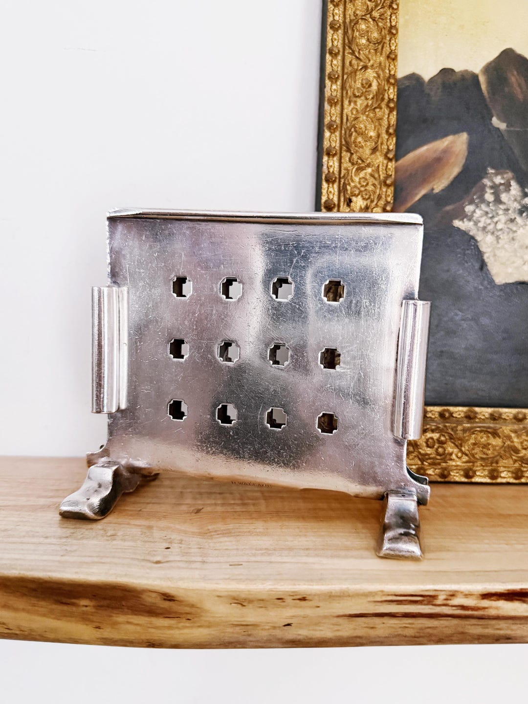 Vintage Silver Menu Holder From Illinois Central Railroad - Etsy