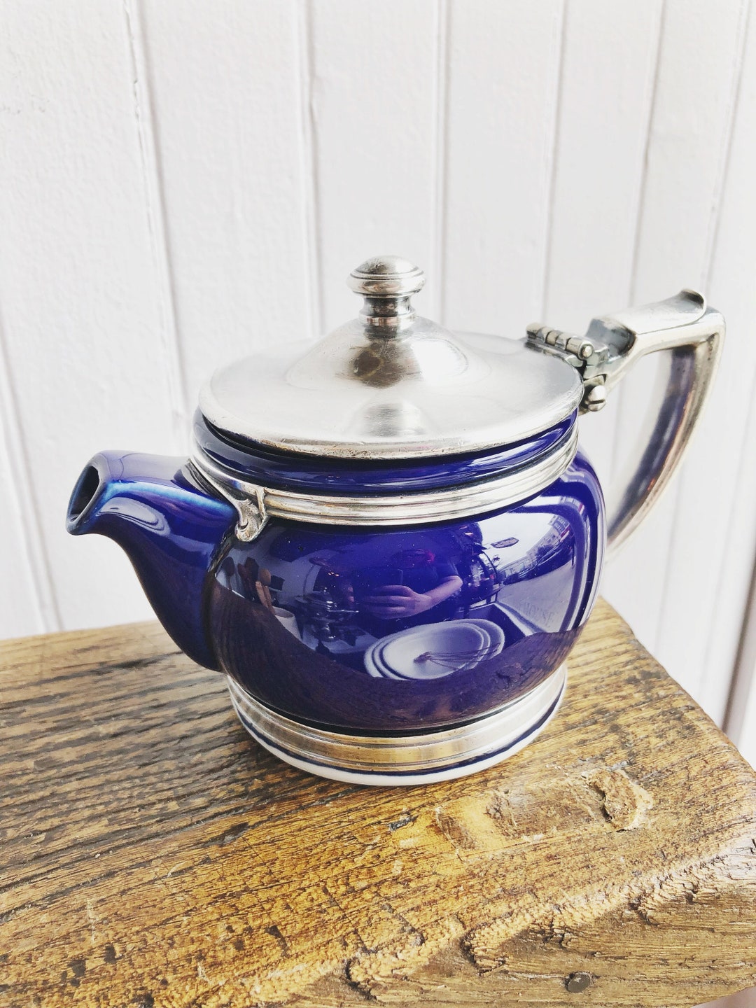 1926 China and Silver Teapot From the King Cotton Hotel in Greensboro NC Etsy