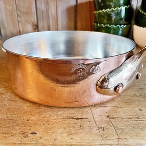Antique English L. Jaeggi & Sons Copper Pan