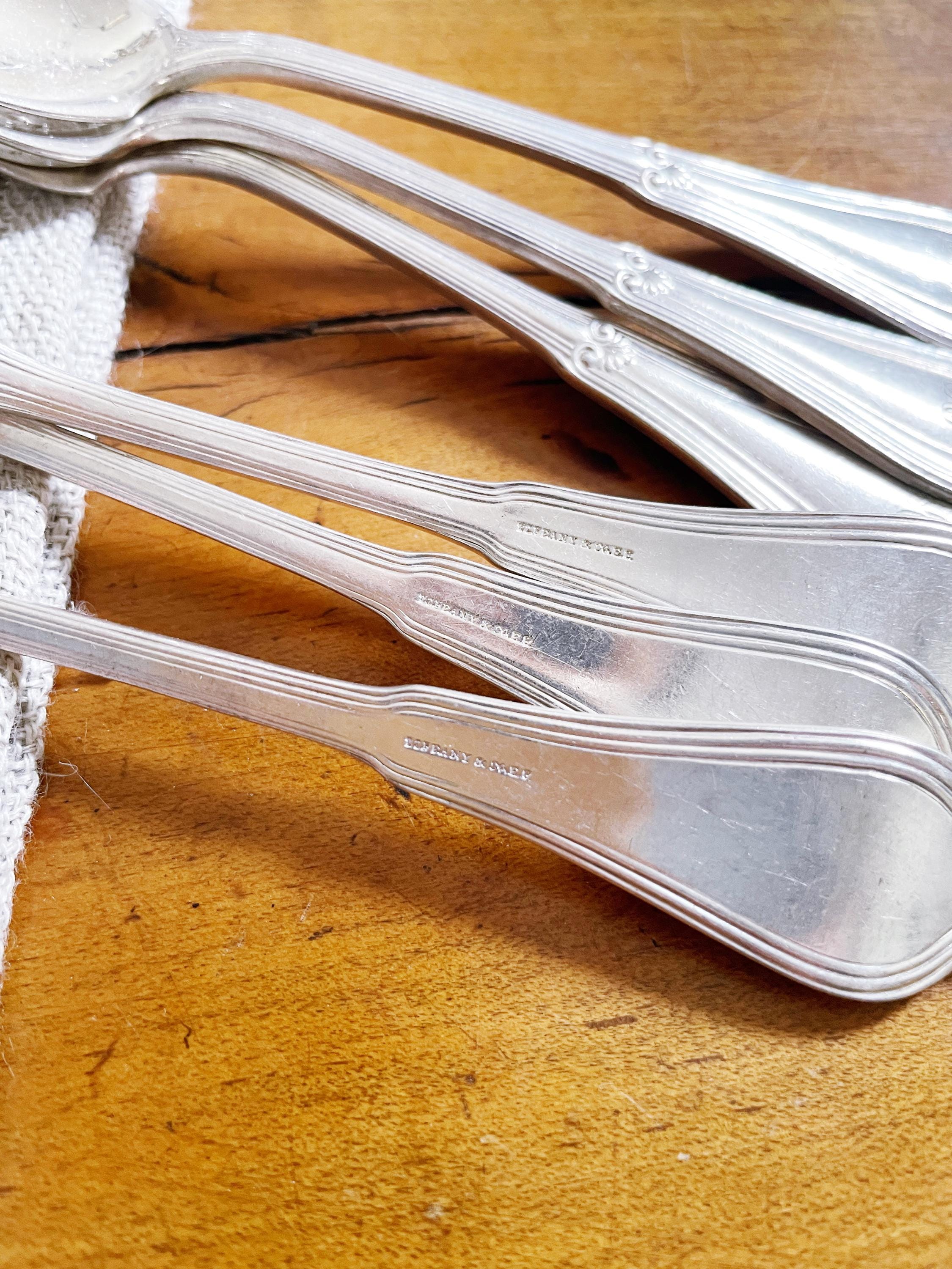 Set of 6 Antique Silver Plated Tiffany & Co Citrus Spoons - Etsy