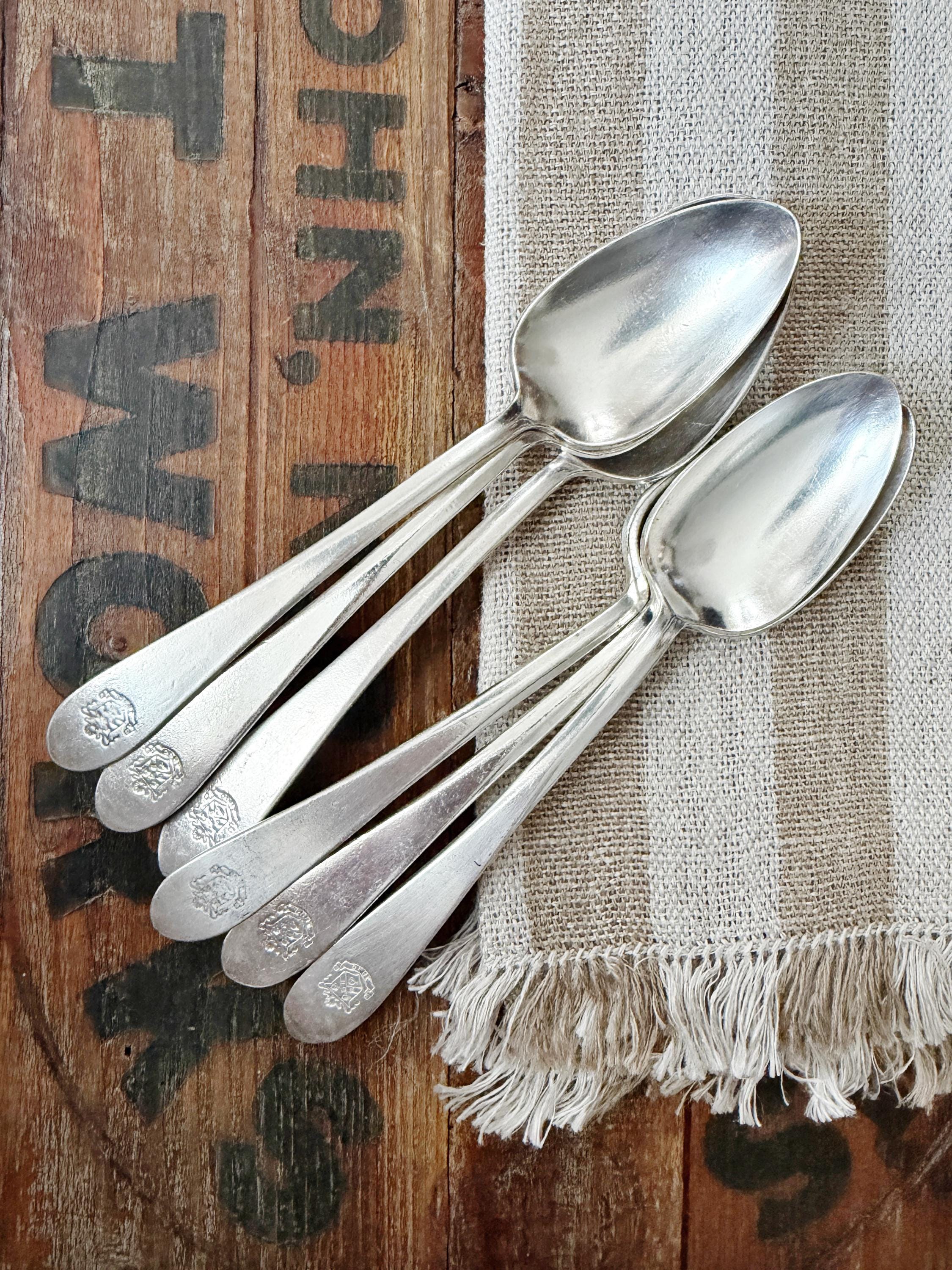 Vintage Hotel Silver Spoons - Etsy