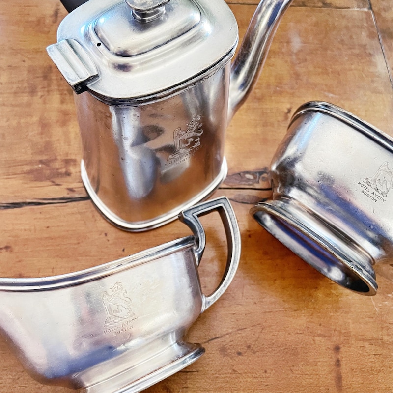 Silver Plate Tea Set - Etsy