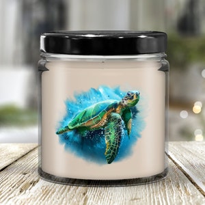 Turtle  Candle - 9 oz - Vanilla