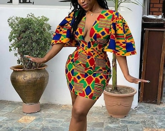 latest african short dresses