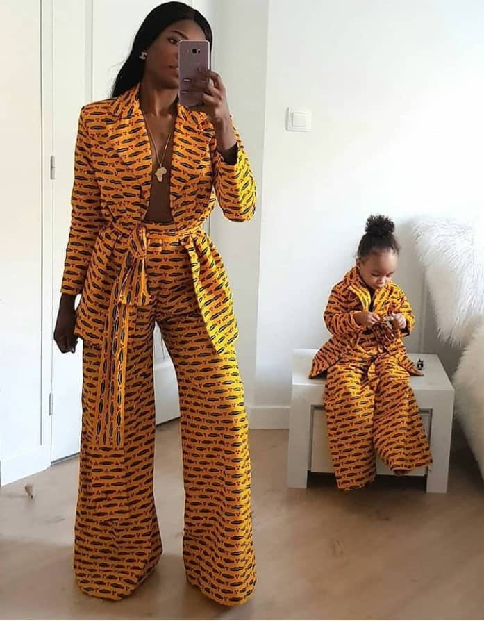 match with mummy dresses