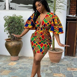 Ankara dress | Etsy
