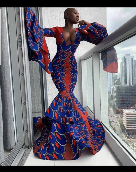 african mermaid dress