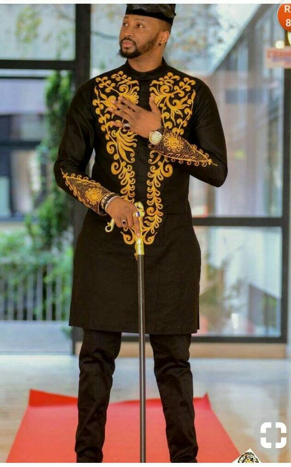 Tenue Africaine Wakanda Mode Homme Africain Africain Masculine Mode Homme Africain Ankara Mode Homme Africain Chemise Mode Pour Homme Africain