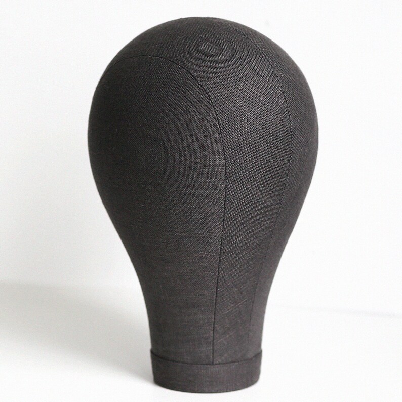 Gray Mannequin Head Manikin Head Hat Display Canvas Head Etsy