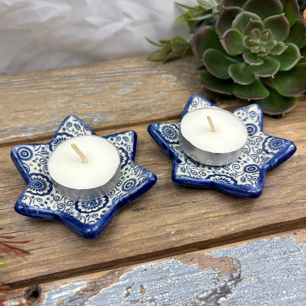 Handcrafted Shabbat Candle Holders