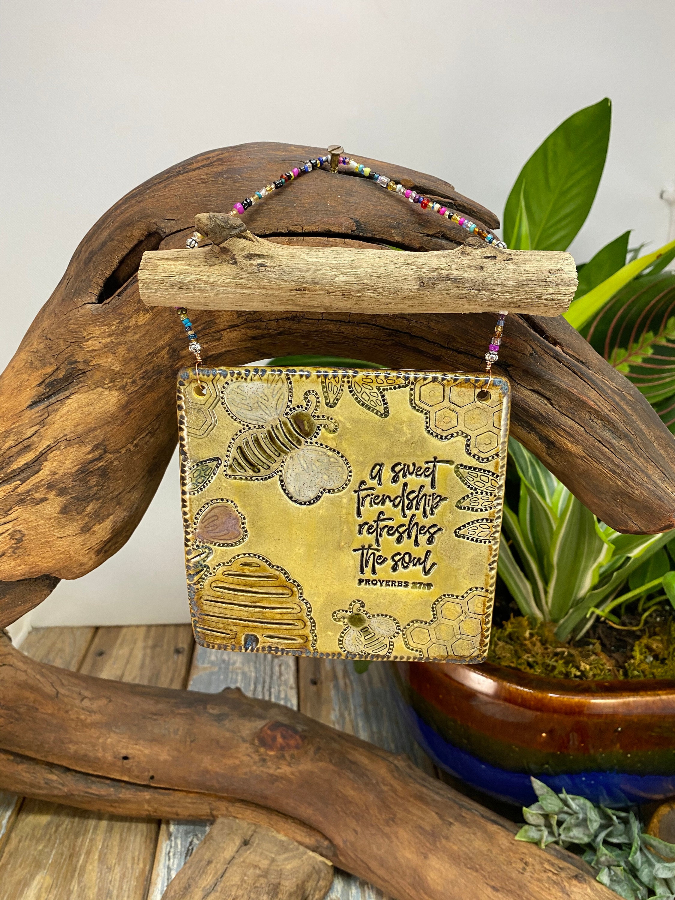 Handcrafted Friendship Wall Art Etsy